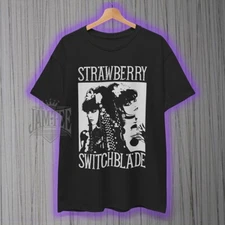 Strawberry Switchblade Shirt, Bauhaus, Siouxsie and the Banshees, Rose McDowall