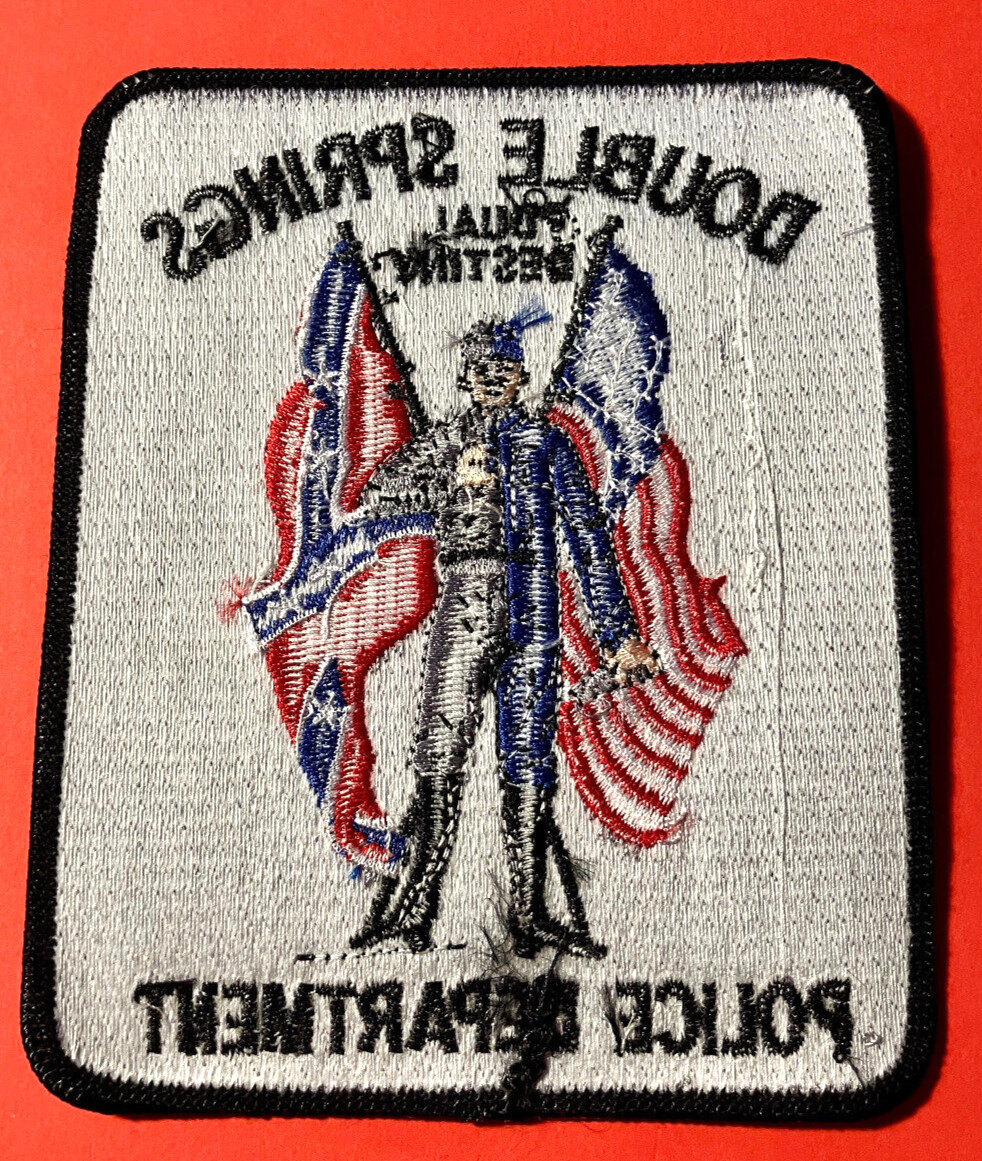 DOUBLE SPRINGS ALABAMA POLICE SHOULDER PATCH AL - Dual Destiny