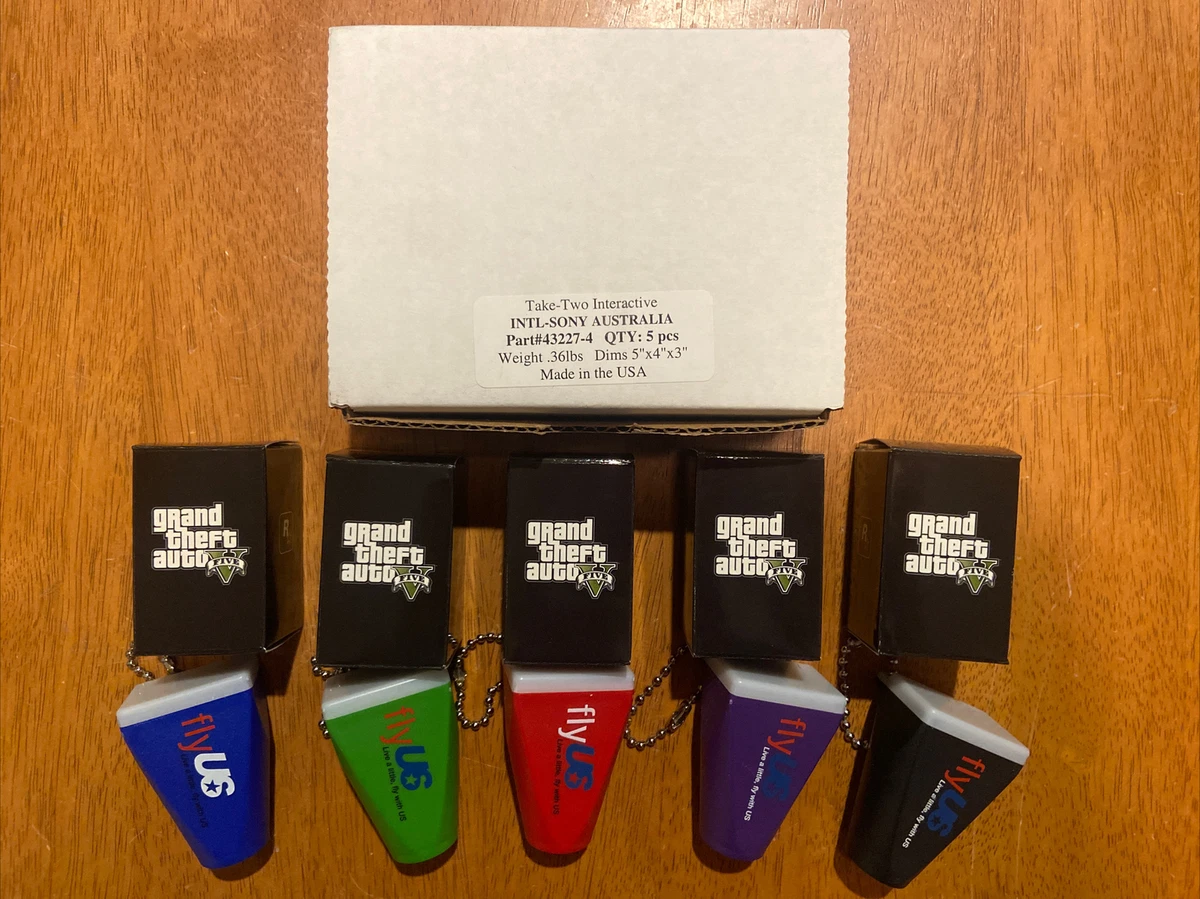 Grand Theft Auto 5 Preorder Bonus Photo Viewer Keychain Set RARE