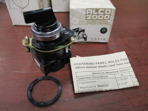 Coperchio gruppo selettore interruttore Alco serie 2000 T2316 lotto di 5 - Foto 2 di 5