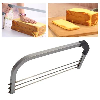 Verstellbare Kuchen Richtmaschine Profi Schichtschneider Schneider 3 Klingen Edelstahl