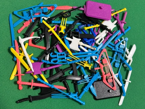 Vintage GI Joe ARAH 1992 1993 NINJA FORCE PICK LOT 3.75 weapons accessory parts