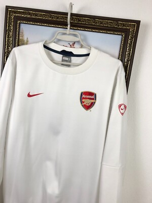 Vintage Nike Arsenal Football Sweatshirt Soccer Gunners Rare