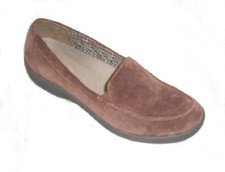 Easy Spirit Warwick loafer brown suede leather 6.5 Med