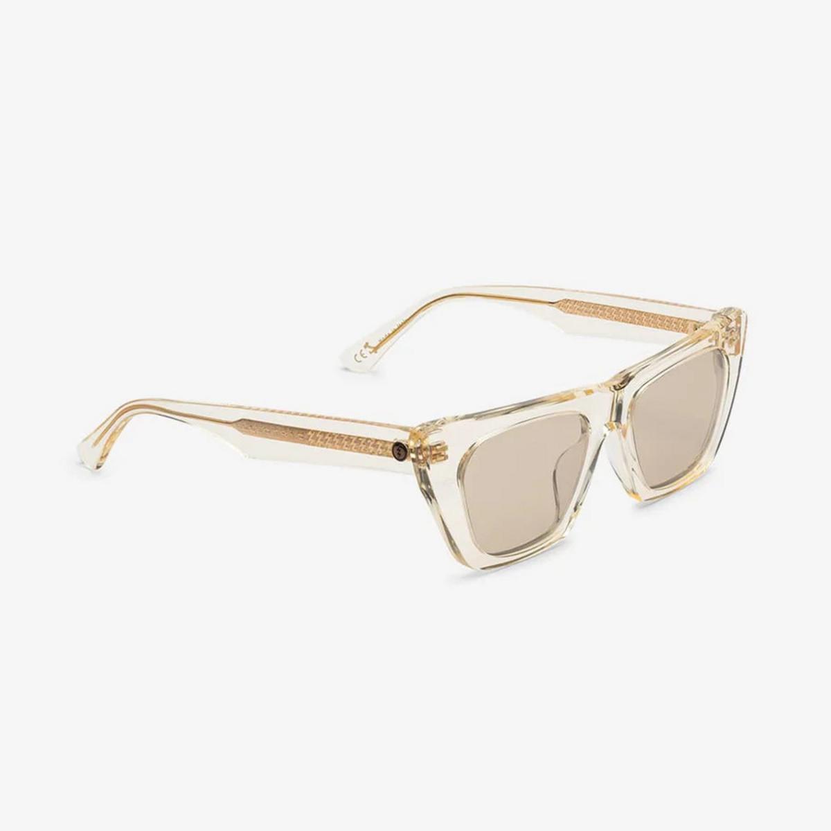Electric women’s sunglasses- noli (ivory) BRAND NEW NEVER WORN Work It! Ivory Female Oval Sunglasses | Le Specs main image 3