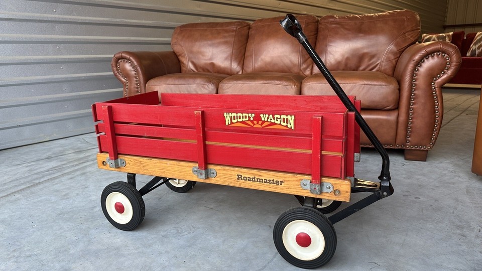 WOODY WAGON COLLECTION VINTAGE ROADMASTER BIG RED WAGON | eBay