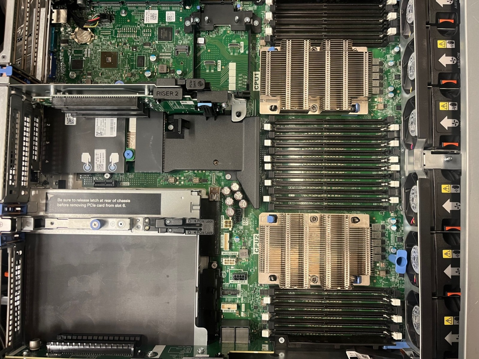 Rubrix R7412 Server Dell R740 Server Diskless Config 2x Silver 4110 &1100W AC P/S 3 Riser ...