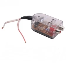 RCA Speaker Line Car Transparent Radio High To Low Amplifier Impedance Converter