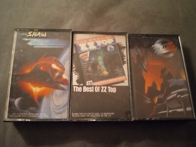 ZZ Top 3 Cassette Lot: Best of, Afterburner, Recycler