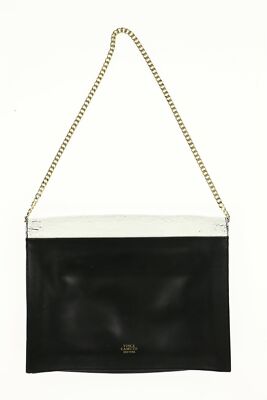1。 Vince Camuto 245147 Womens Caleb Leather Magnetic Clutch Black