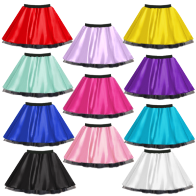 CHILDREN/'S 12/" SATIN AND NET TUTU Skirt TAP /& JAZZ DANCE FANCY DRESS COSTUME