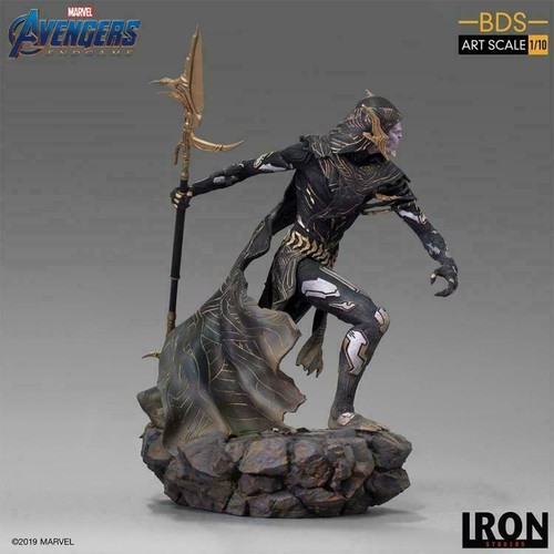 Figura Estatua Modelo Iron Studios 1/10 Corvus Glaive General Thanos Son Endgame - Imagen 11 de 12