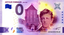 08 CHARLEVILLE-MEZIERES Arthur Rimbaud, 2024, Billet Euro Souvenir