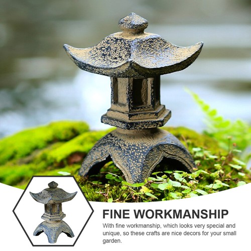Estatua de Pagodas de Colección Jardín Pagodas Estatuilla Decoración Zen Jardín Decoración - Imagen 9 de 12