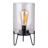 Tischleuchte Tischlampe Nachttischlampe Schwarz Timer Leselampe Led H 48 Cm