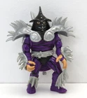 Vintage 1991 Playmates TMNT Super Shredder Action Figure Spiked Staff & Belt