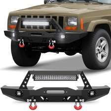 Front Bumper Wwinch Plate For 1984-2001 Jeep Cherokee Xj1986-1992 Comanche Mj