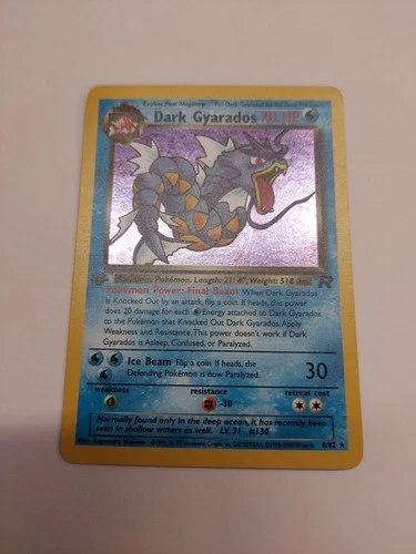 Pokémon Dark Gyarados 8/82 Team Rocket Holo First Edition