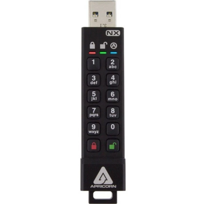 Apricon Aegis Secure Key 3NX: Software-Free 256-Bit AES XTS Encrypted USB 3.1 - Image 3 of 4