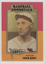 1980-84 SSPC Baseball Immortals 1st Printing Chick Hafey #121 HOF 0b5