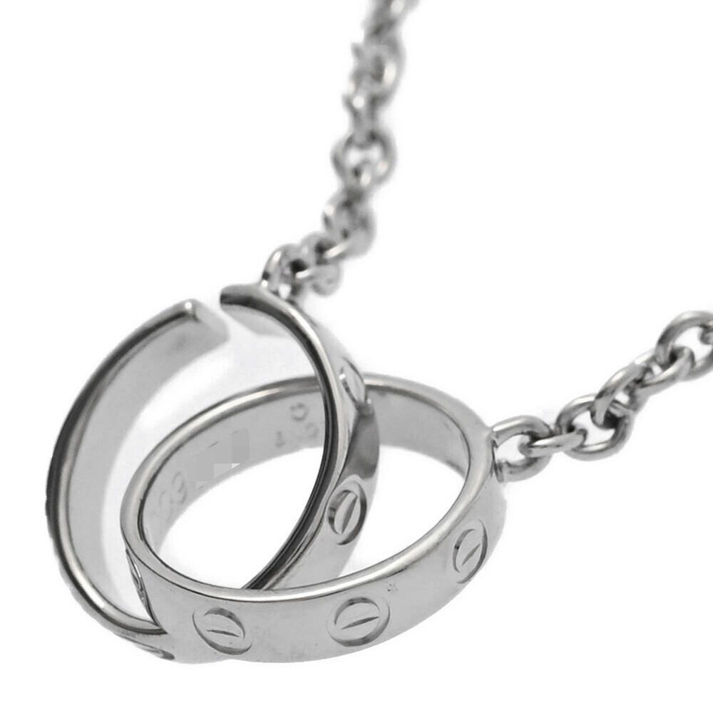 Cartier LOVE Baby Love Necklace Pendant, 18K White Gold (no WG - Main Image