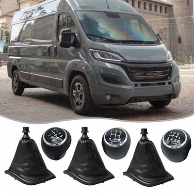 ABS und Leder Schaltknauf mit Manschette für Jumper für Ducato 2002-2014