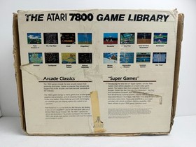 Atari 7800 Video Game System With Accessories & Original Box *READ*