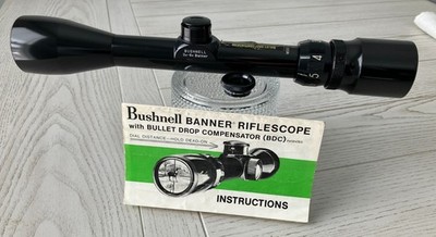 Bushnell Banner 3-9x38 Wide Angle Rifle Scope w/ Bullet Drop Compensator (BDC)
