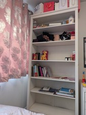 IKEA White Hemnes 6 Shelf Bookcase - Collect Only In Good condition