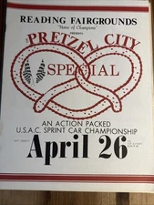 1969 Reading Pennsylvania USAC Sprint Car Race Program, Race Won by Greg Weld
