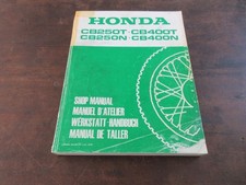 Honda CB250T CB400T CB250N CB400N Shop service repair manual Werkstatt-Handbuch