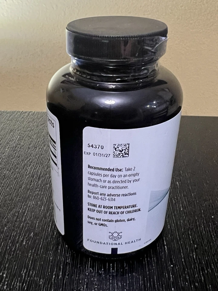 Designs For Health L-tirosina y vitamina C. 120 cápsulas vegetarianas. Exp. 01/2027 Foto 3 de 3