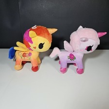 Lot Of 2 Tokidoki Unicorno 8 Inch Plush Peony And Tulip Spring Easter