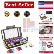 Versatile Memory Card Organizer with 42 Holders - Ideal for SD  Micro SD Cards