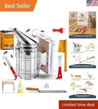 All-in-One Beekeeping Supplies Kit: Smoker, Hive Tools & More for Beginners