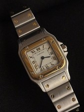 Cartier Santos Galbee Two Tone Celebration dial- Ladies Watch Quartz- Ref 1567