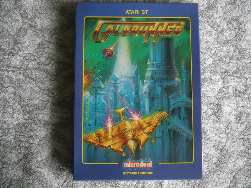 Goldrunner - BIG BOX game- Atari ST- Microdeal Publishing