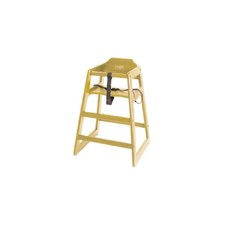 Winco CHH-101 Restaurant High Chair Natural Wood