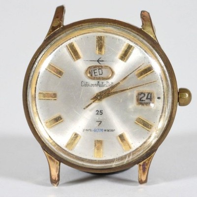 Citizen Automatic Watch Auto Data 7/Para Water 40M 25 Jewels Used