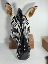 Ceramic Zedbra Head Shaped Plant Pot Wall Mounted Pot  Planters By Dragonfly