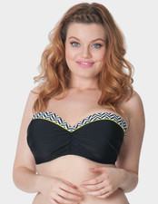 NWT Curvy Kate Hypnotic Bandeau Bikini Top