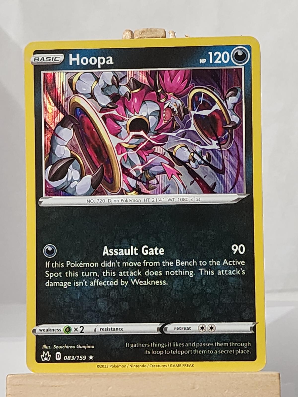 Hoopa 083/159 Holo Rare Crown Zenith Pokemon Near Mint