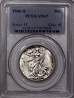 1946-D Walking Liberty Half Dollar PCGS MS65