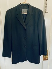 Gianni Versace VERSUS men s Black suit Jacket Size 40 LATE 90s faint pin stripe