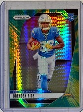 Brenden Rice 2024 Panini Prizm Green Hyper Rookie #313 17/180 RC