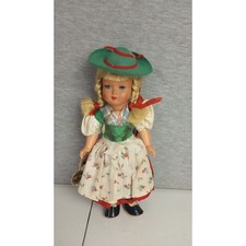 Vintage Qualitats Trachten Puppen Kathi Bayern German Doll Sleepy Eyes