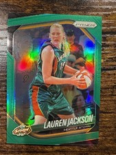 2025 Panini Prizm WNBA #91 Lauren Jackson Green Prizm