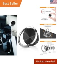 Zinc Alloy Car Dash Sunglass Holder - Sleek  Space-Saving Design