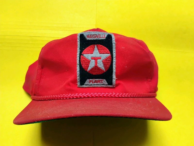 Vintage Texaco Maysville Plant Hat.  Adjustable back, appears unworn.