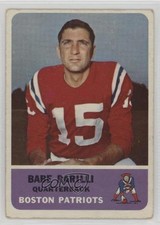 1962 Fleer Babe Parilli #4 10xs